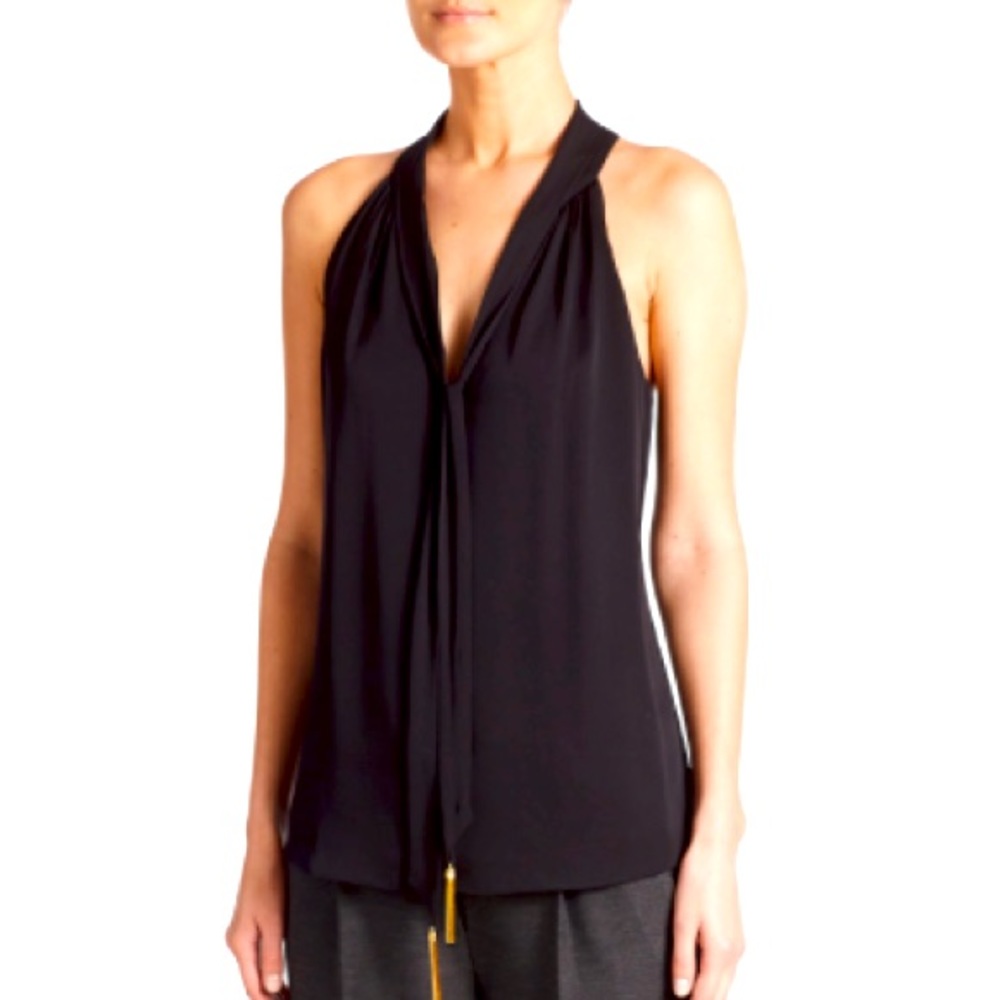 Milly Silk Blouse with Tassel size 0